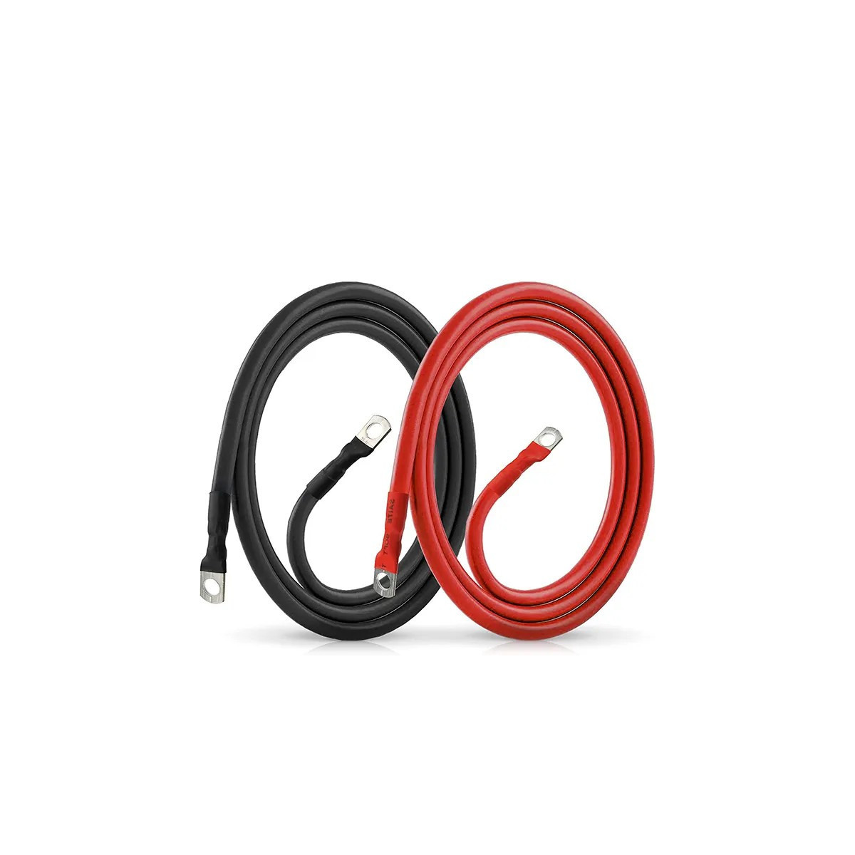 CABLU DE CONEXIUNE LA BATERIE 25mm² 100cm M8 [pereche]